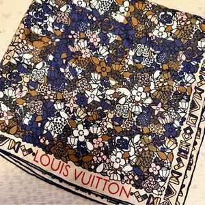 Louis Vuitton 100% silk scarf